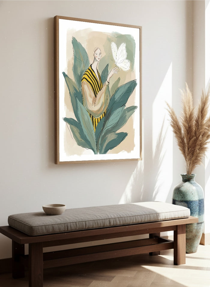 Whimsical Bloom – plakat og kunsttryk