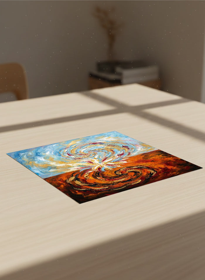 Duality of Swans – plakat og kunsttryk