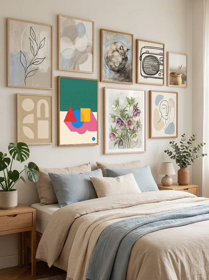 Crimson Still Life – poster and art print