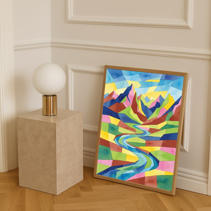 Geometric Panorama – póster e impresión artística