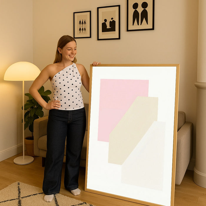 Soft Geometry – Poster und Kunstdruck