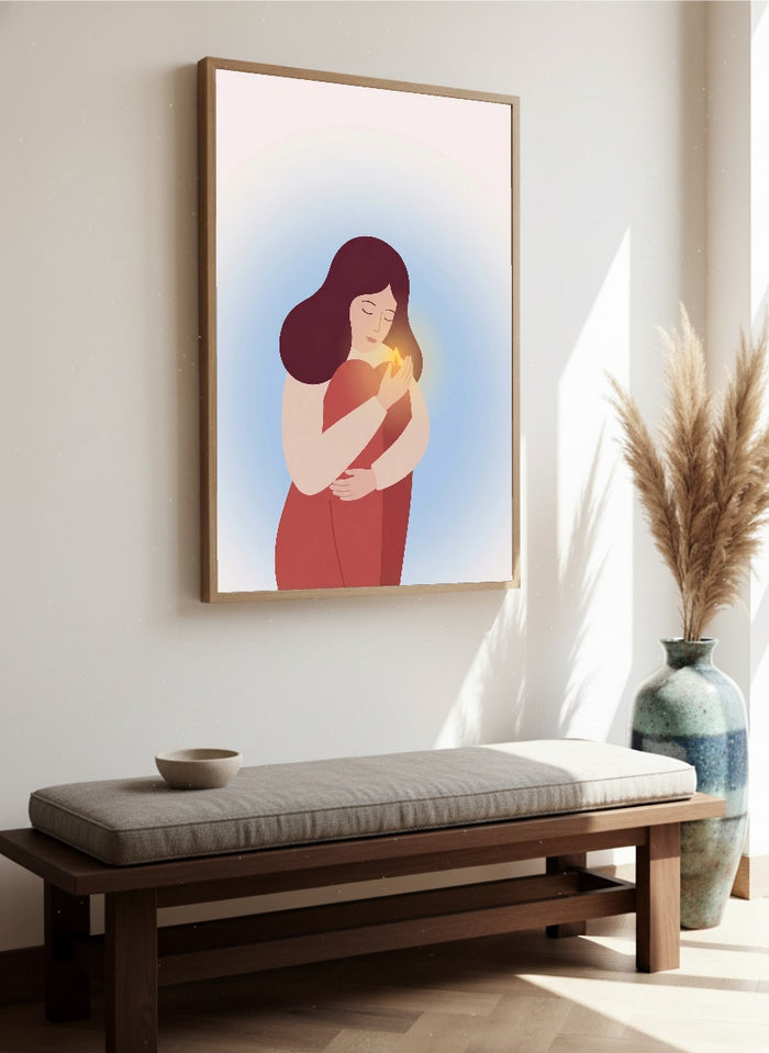 Self Embrace – plakat og kunsttryk