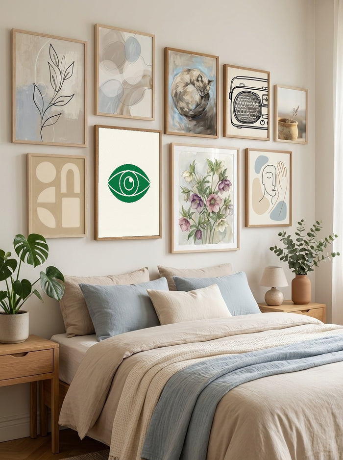 Emerald Gesture – poster and art print