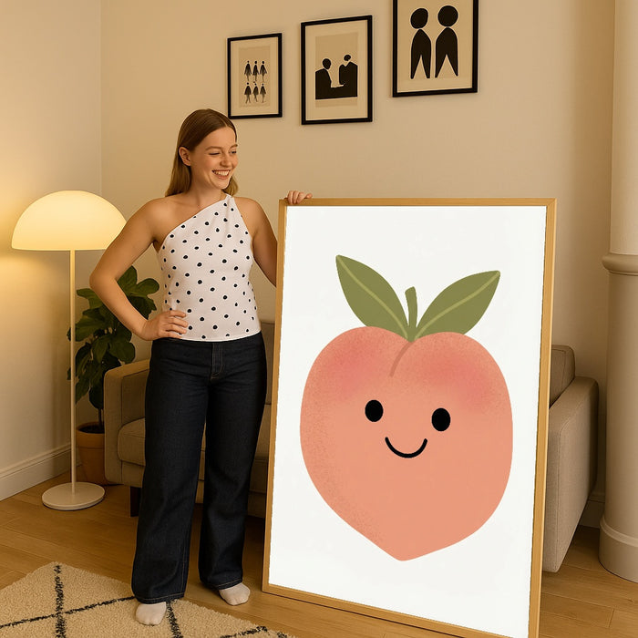Sweet Strawberry Smile – plakat og kunsttryk