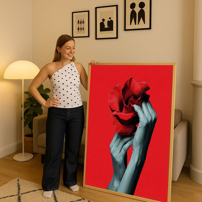 Crimson Veil – plakat og kunsttryk