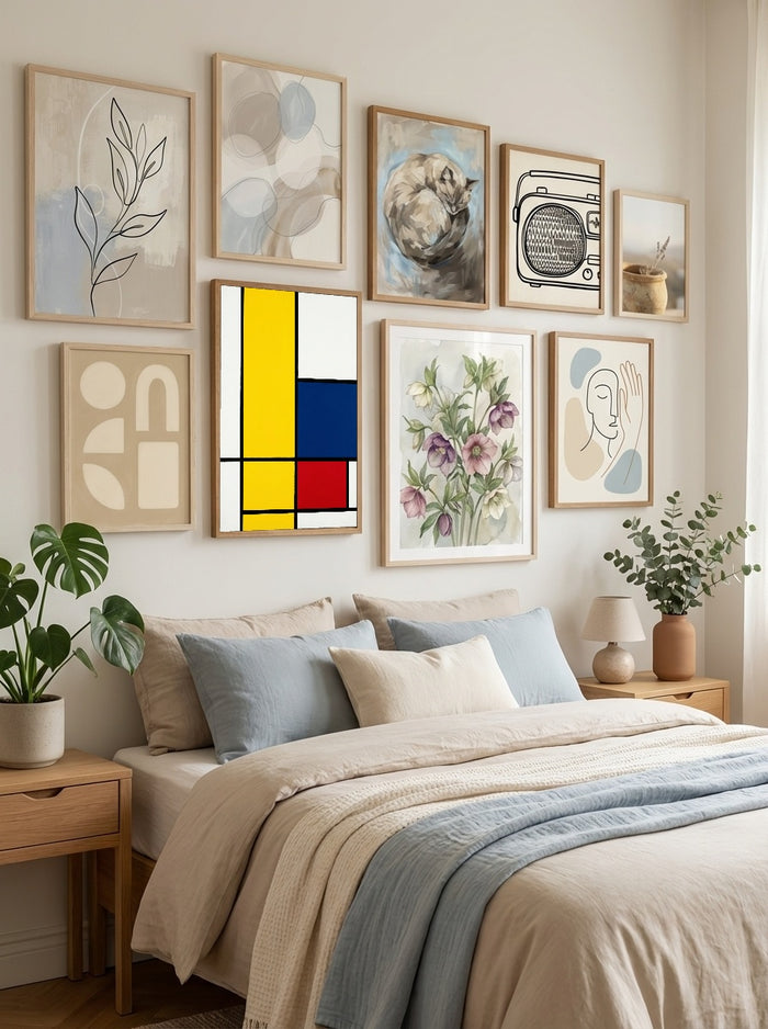 Primary Grid – póster e impresión artística