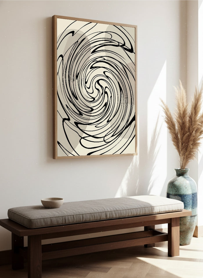 Dynamic Line Dance – Poster und Kunstdruck