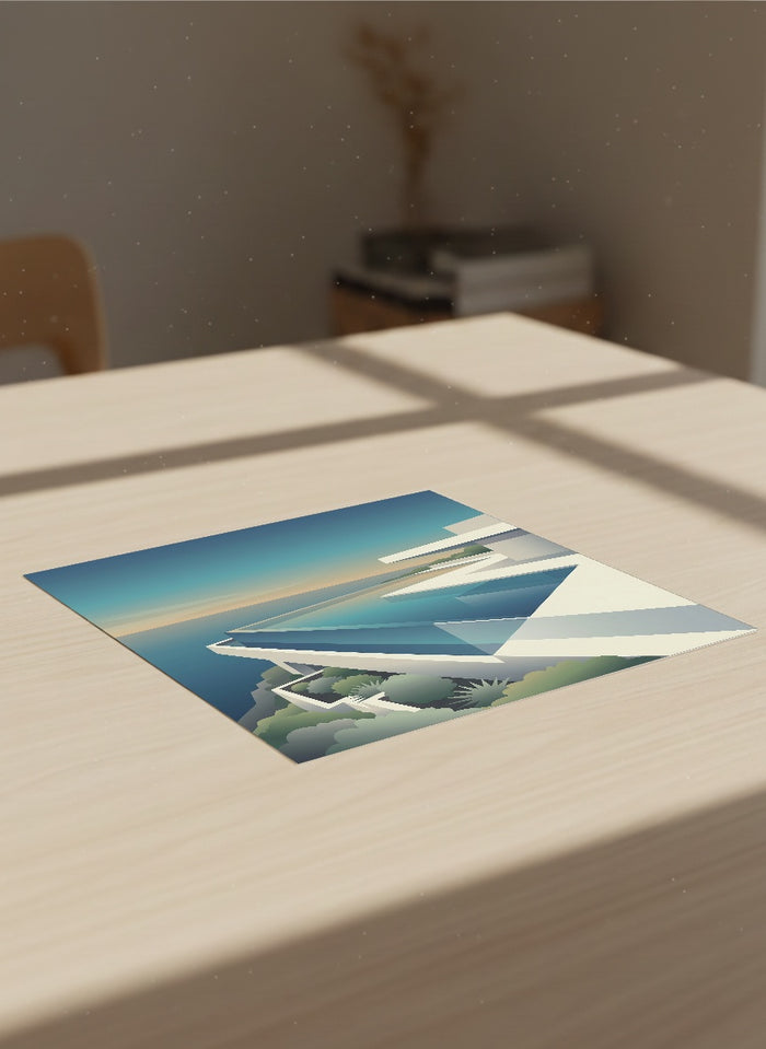 Geometric Residence – poster and art print