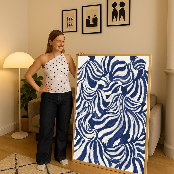Indigo Flow – plakat i druk artystyczny