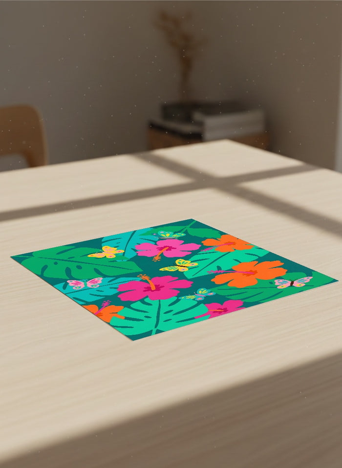 Joyful Blossom Flight – poster en kunstdruk