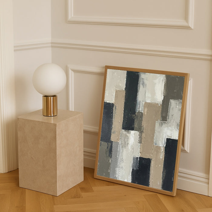 Muted Blocks – plakat og kunsttryk
