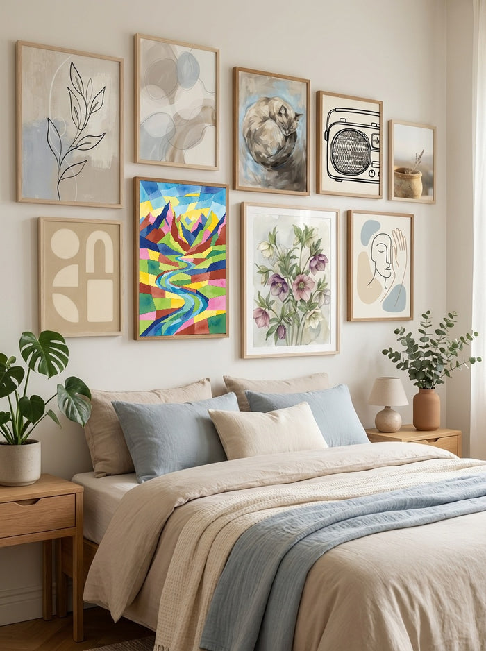 Geometric Panorama – póster e impresión artística