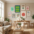 Abstract Composition No. 15 Poster by Elena Ristova in Define Your Sanctuary gallery wall