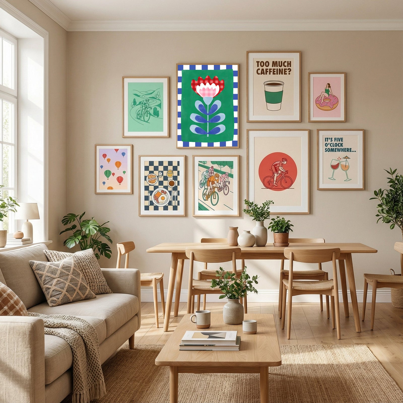 3x4 Aspectratiomixed25 Poster by Elena Ristova in Define Your Sanctuary gallery wall