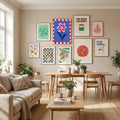 Abstract Composition No. 28 Poster by Elena Ristova in Define Your Sanctuary gallery wall