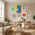 Abstract Composition No. 39 Poster by Elena Ristova in Define Your Sanctuary gallery wall