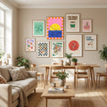Abstract Composition No. 47 Poster by Elena Ristova in Define Your Sanctuary gallery wall