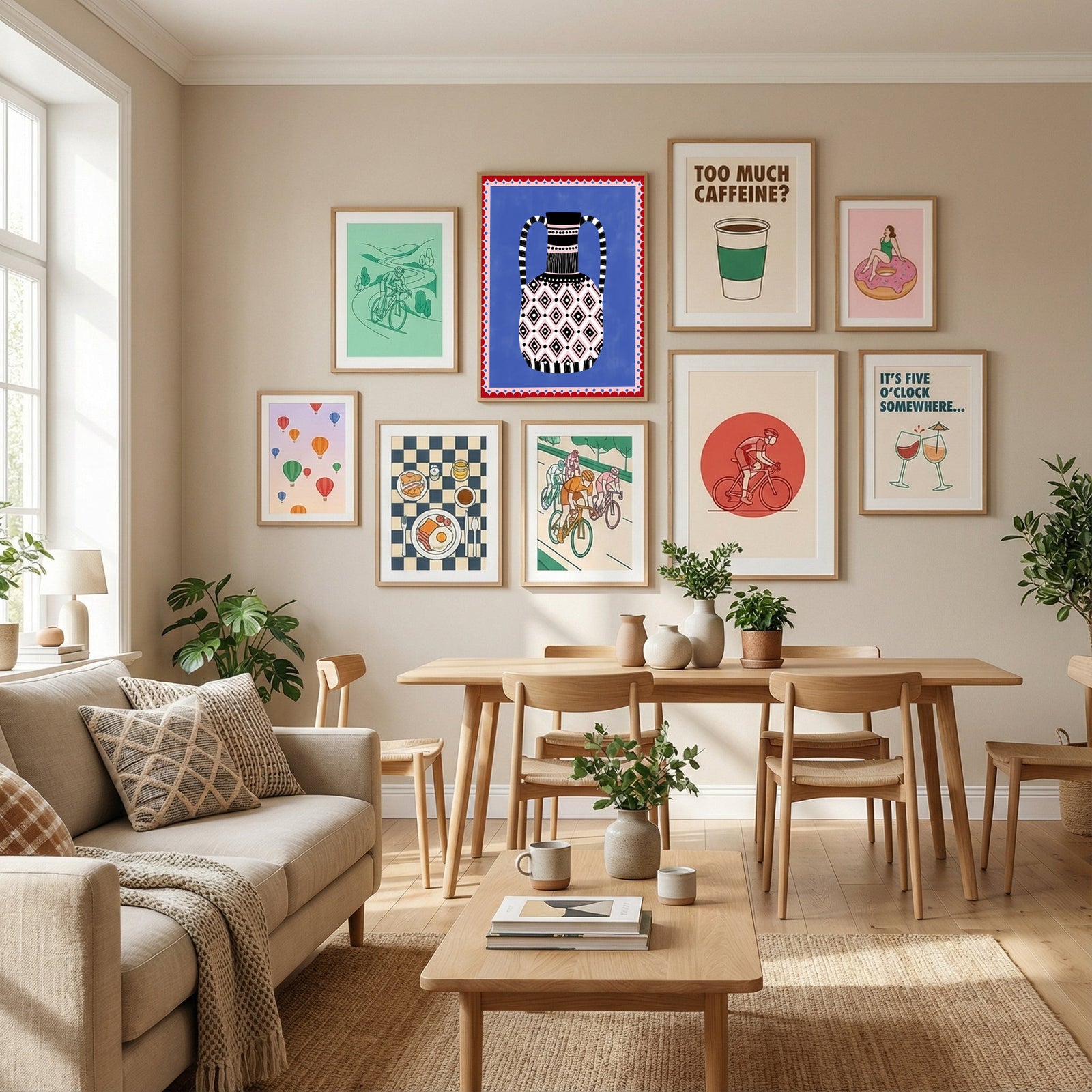 3x4 Aspectratiomixed55 Poster by Elena Ristova in Define Your Sanctuary gallery wall