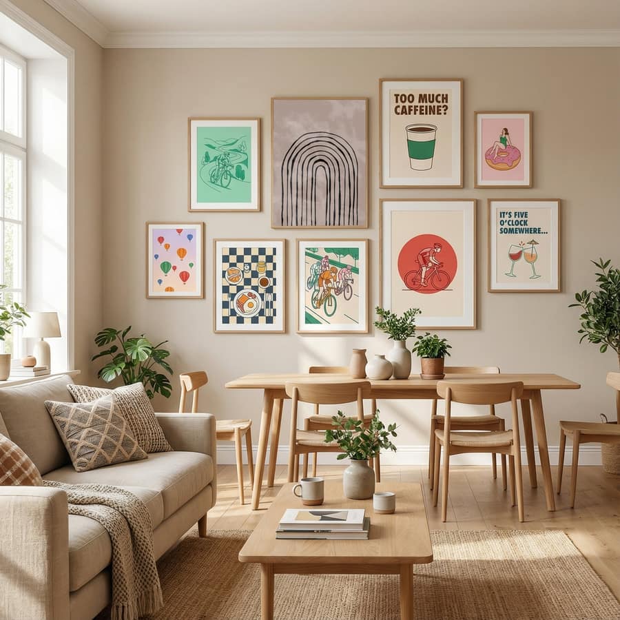Abstract Arches Poster – plakat og kunsttryk