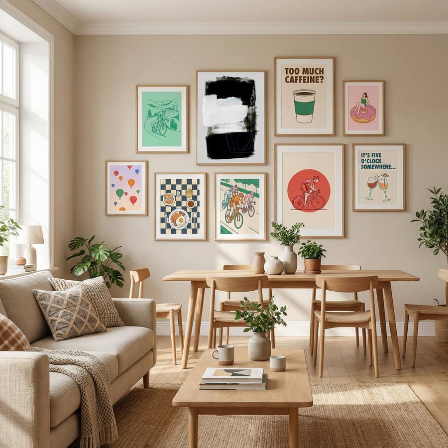 Abstract Brush Strokes 130 Poster – poster och konsttryck