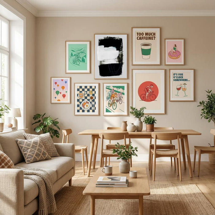 Abstract Brush Strokes 130 Poster – poster och konsttryck