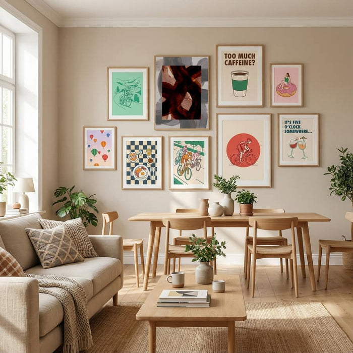 Abstract Brush Strokes 150 Poster – poster and art print