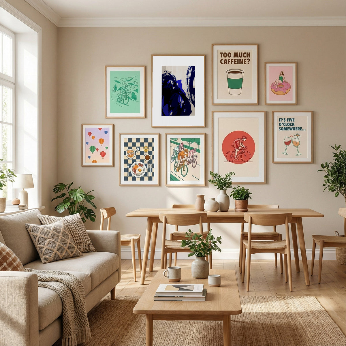 Abstract Brush Strokes 20 Poster by Mareike Böhmer in Define Your Sanctuary gallery wall
