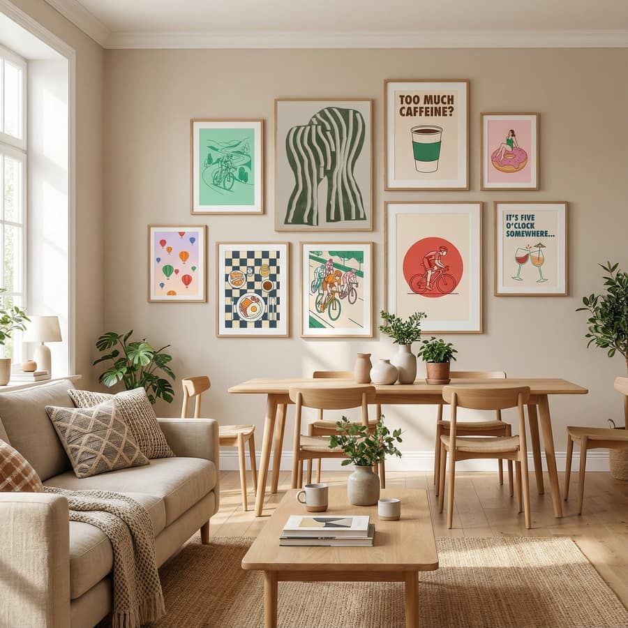 Abstract Kiss Poster – plakat og kunsttryk
