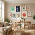 Abstract Stripe Minimal Collage 28 Poster by Little Dean in Define Your Sanctuary gallery wall