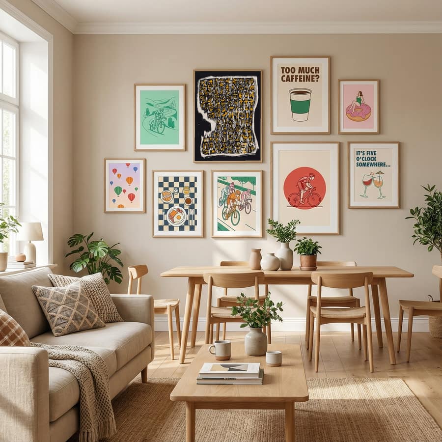 Abstract Symbol Slab Poster – plakat og kunsttryk
