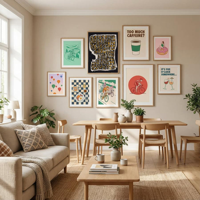 Abstract Symbol Slab Poster – plakat og kunsttryk