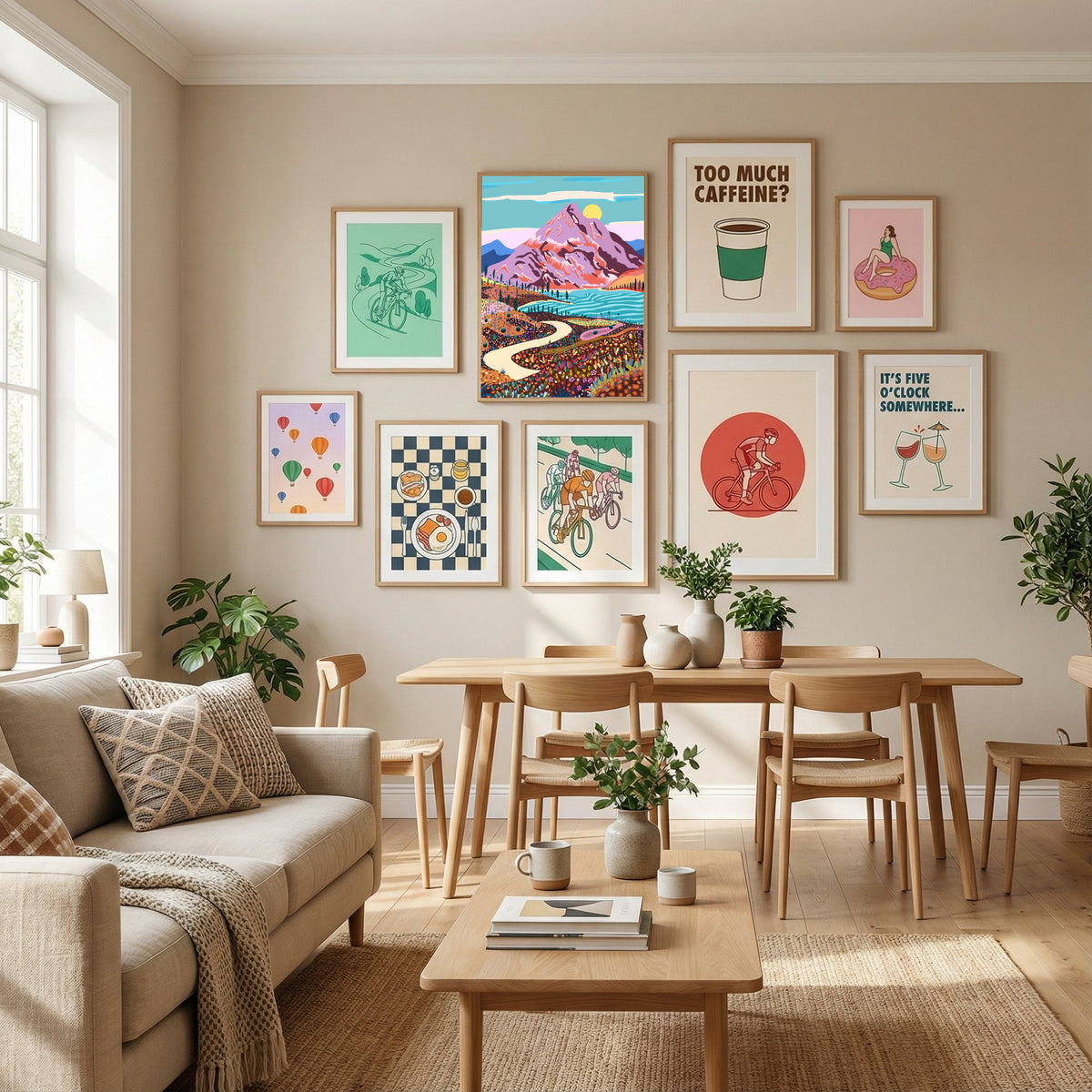 Alice In Wonder Valley Poster by Uma Gokhale in Define Your Sanctuary gallery wall