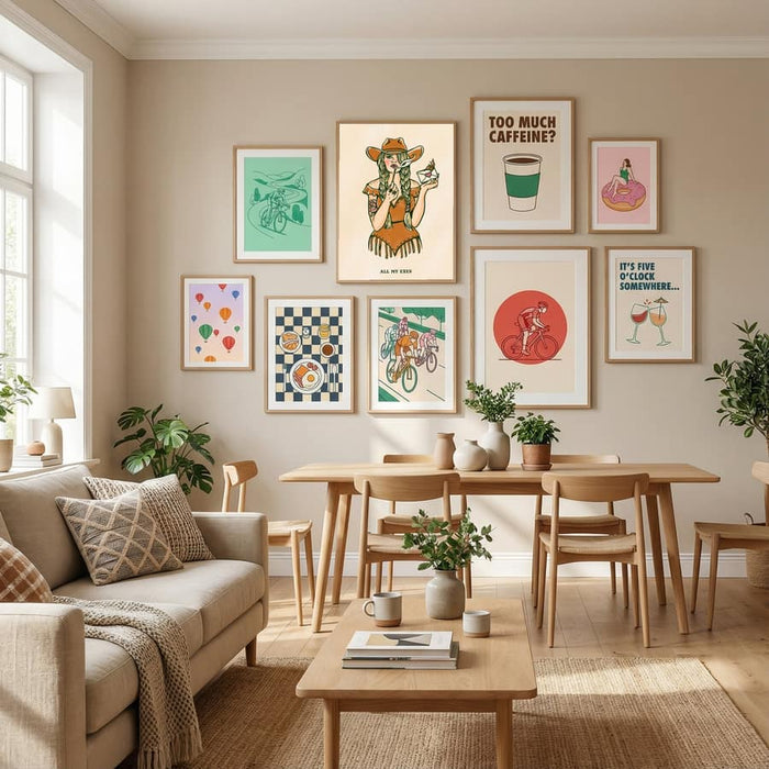All My Exes 2 Poster by The Whiskey Ginger in Define Your Sanctuary gallery wall