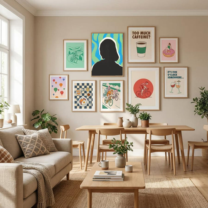 Anonymous Portrait In Cool Colors Poster – poster and art print