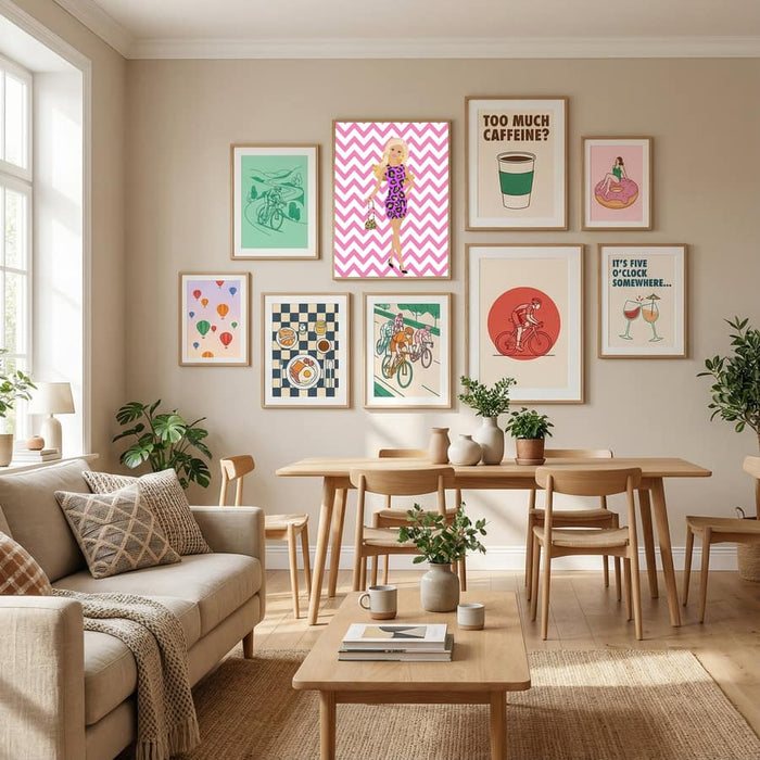 Barbie Zig Zag Poster – Poster und Kunstdruck