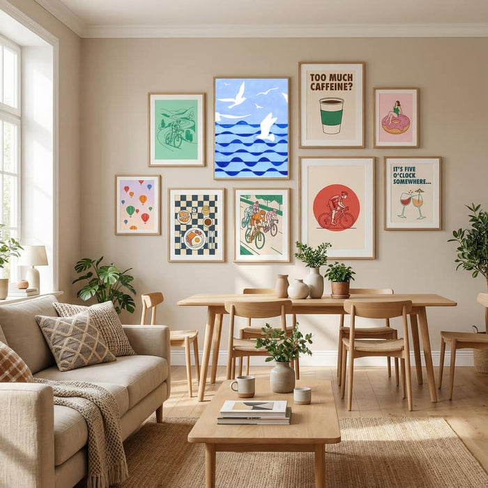 Poster Birds Over the Sea Clean Scan – poster e stampa artistica