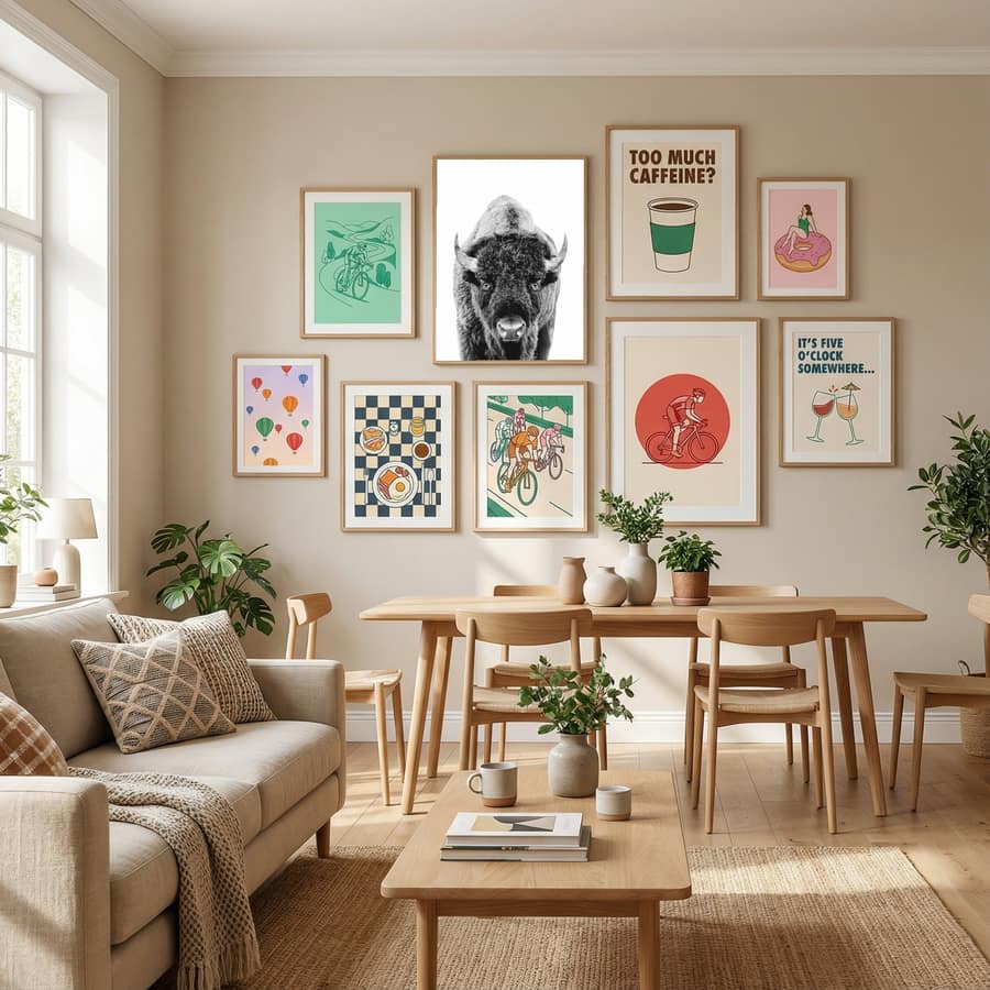 Póster Bison Bw – póster e impresión artística