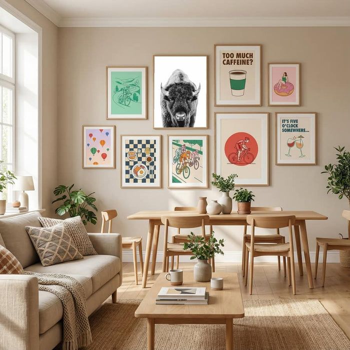 Póster Bison Bw – póster e impresión artística