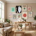 Bold Black On White No1 Poster – plakat og kunsttryk