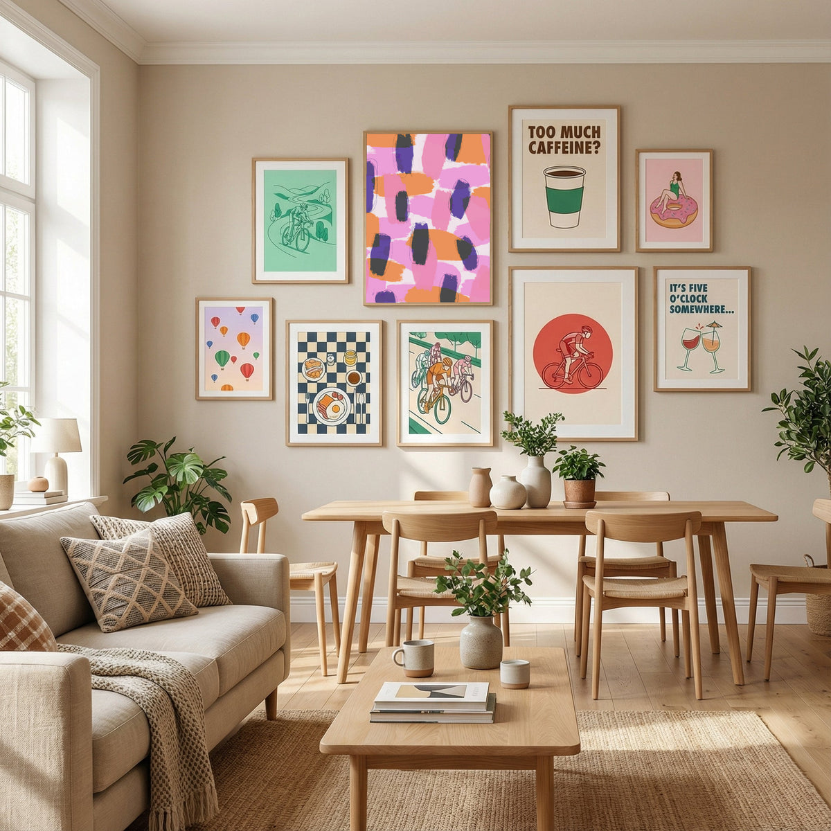 Bold Color Strokes Poster by Treechild in Define Your Sanctuary gallery wall