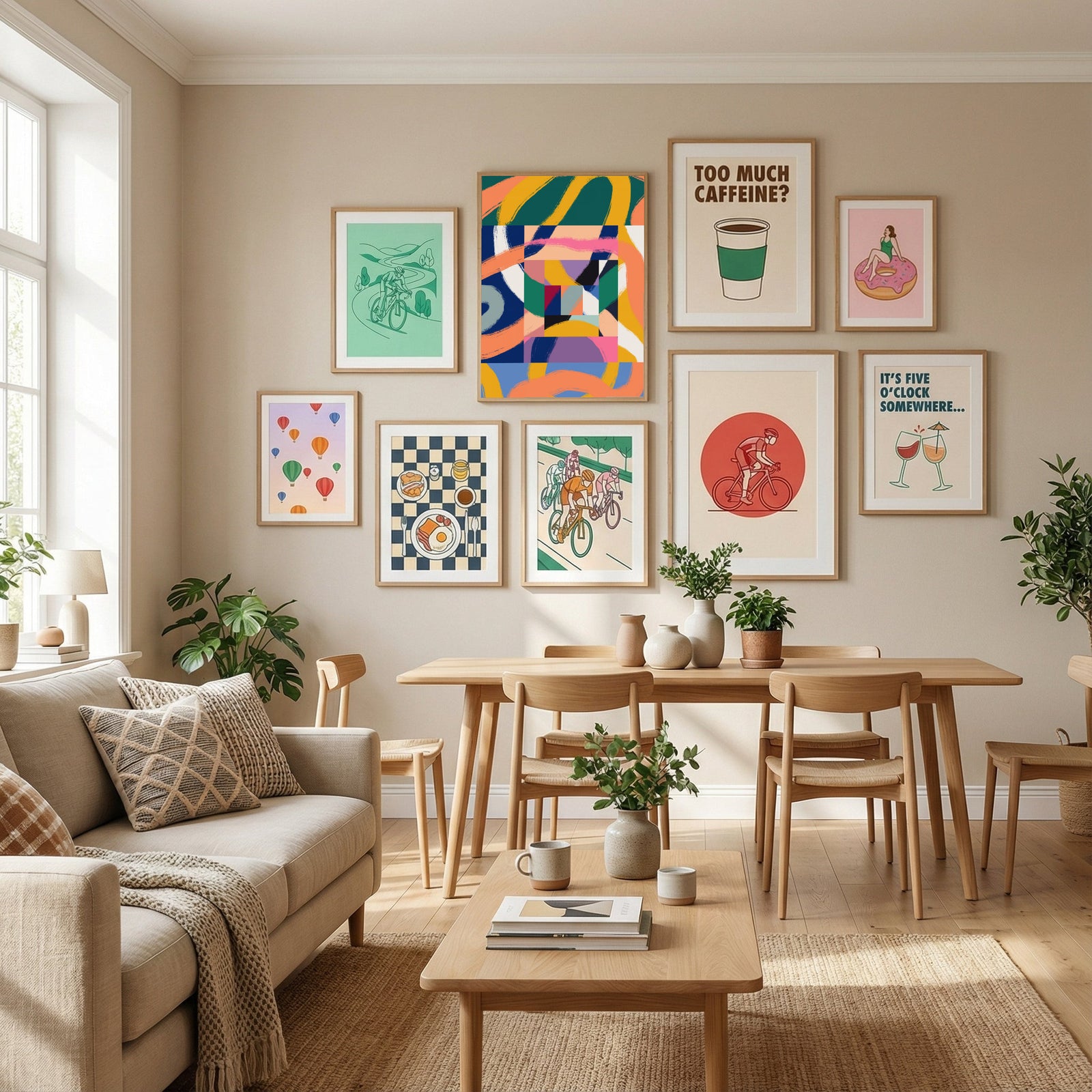 Boxes of Ribbons Poster by Little Dean in Define Your Sanctuary gallery wall