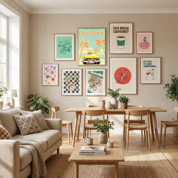 California Surf Poster by The Whiskey Ginger in Define Your Sanctuary gallery wall