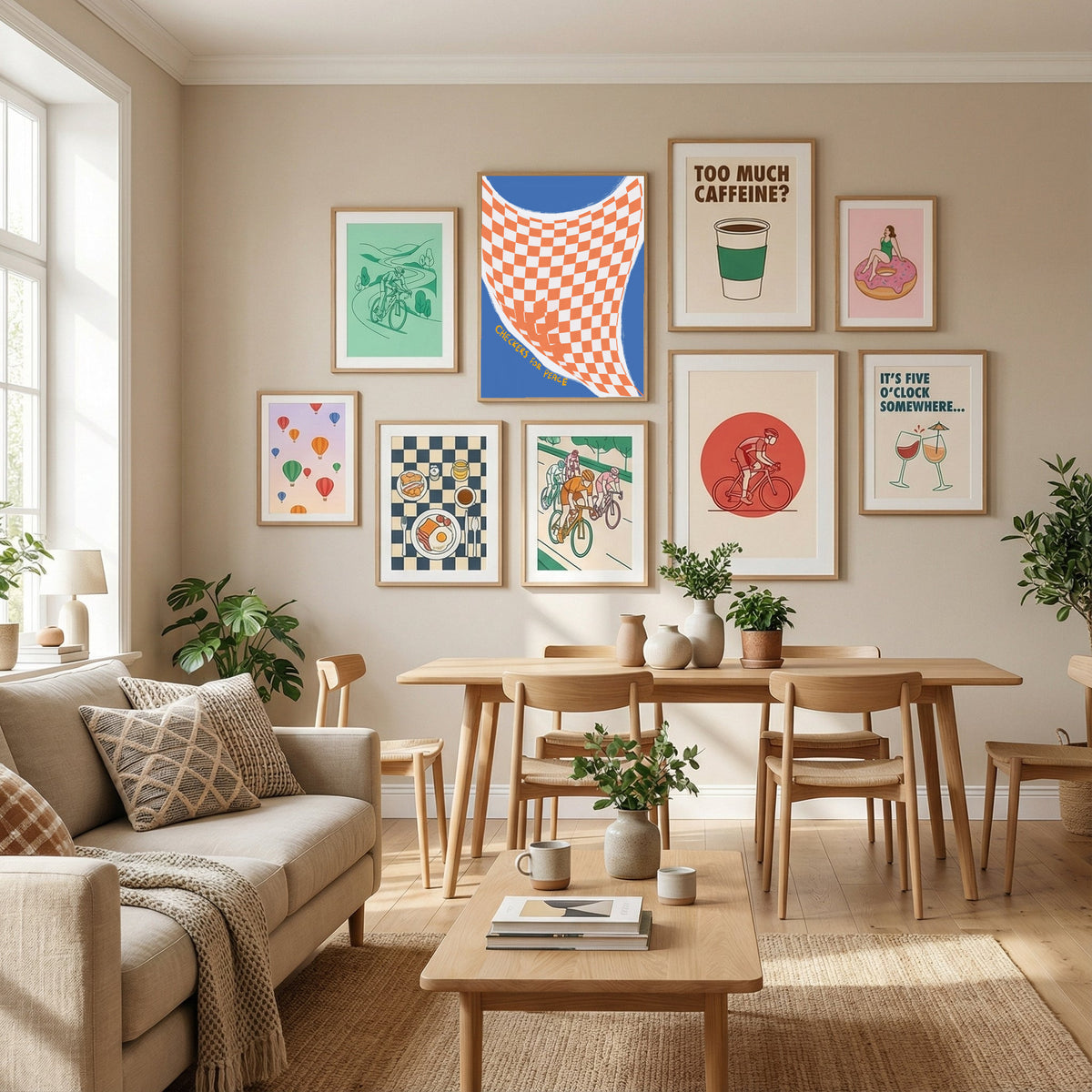 Checkers for Peace Poster by Little Dean in Define Your Sanctuary gallery wall