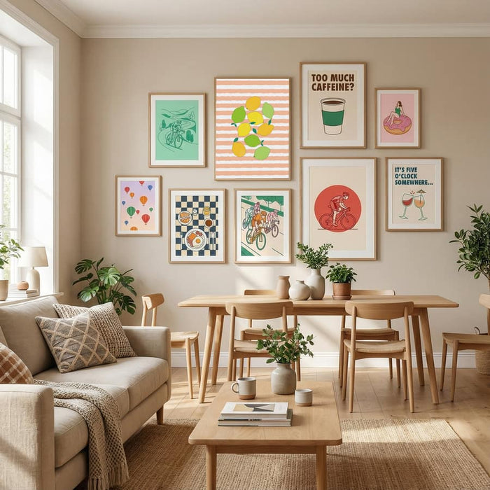 Póster Citrus Crowd – póster e impresión artística
