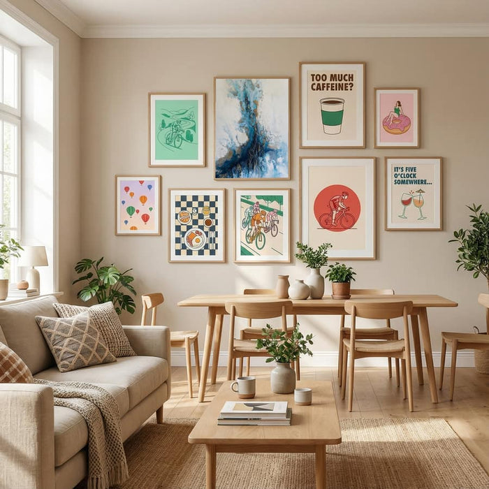 Coastal relief art - Release Poster – poster and art print