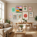 Collage abstract minimalism 02 Poster by Little Dean in Define Your Sanctuary gallery wall