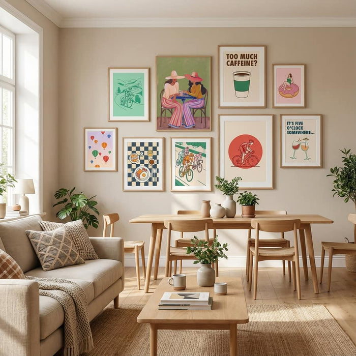Cowgirls playing cards Poster – poster and art print