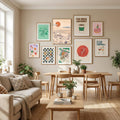 Dunes Dream in Orange Poster – plakat og kunsttryk