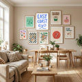 East Coast Poster – plakat og kunsttryk