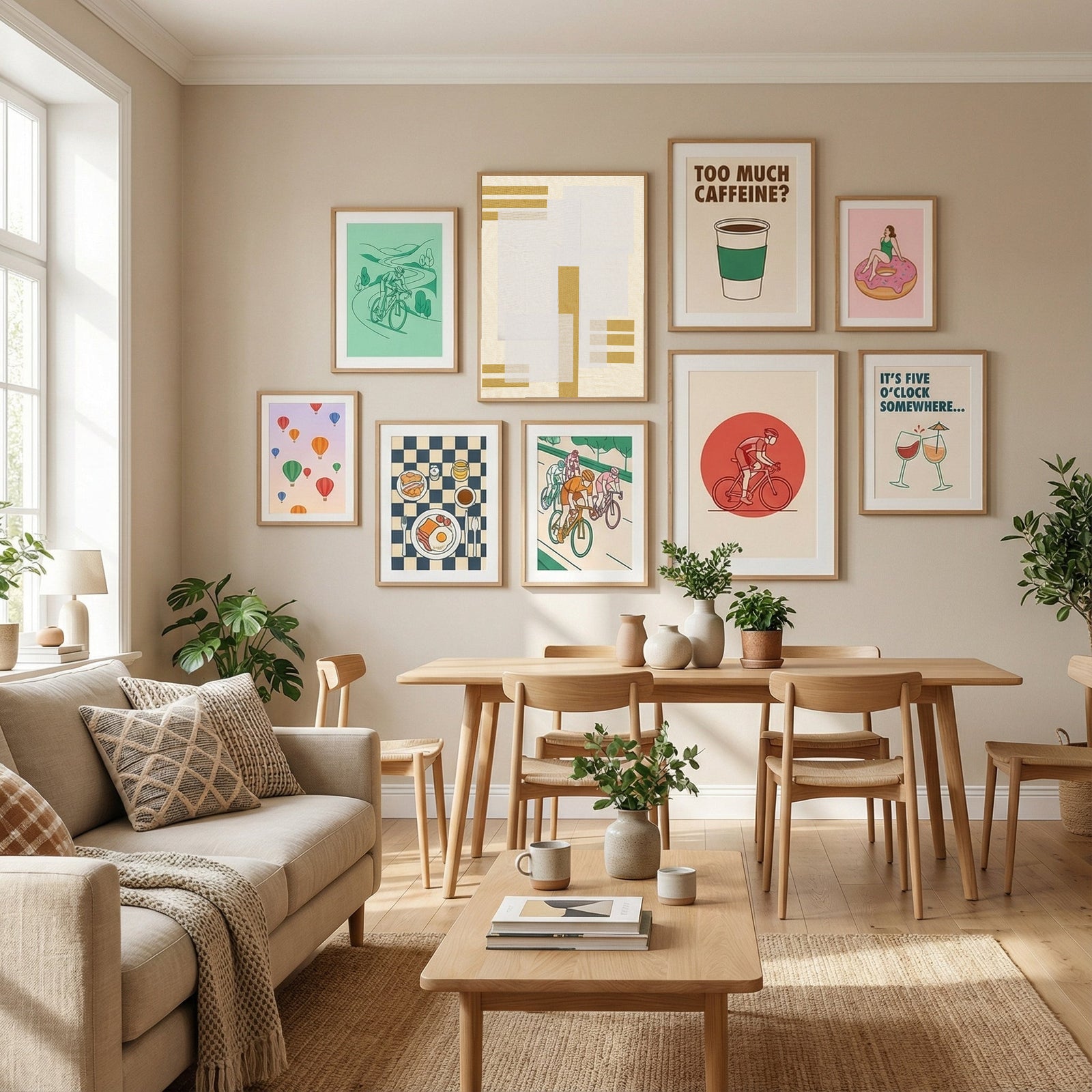 Fabric Pattern Collage No.2 Poster by The Miuus Studio in Define Your Sanctuary gallery wall